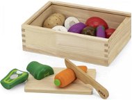 Viga Wooden cutting board - vegetables - Toy Kitchen Food