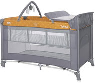 Travel cot and playpen 2in1 Lorelli Torino lemon curry floral - Travel Bed