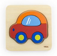 Viga Wooden puzzle for little ones Car - Jigsaw
