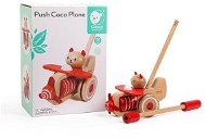 Classic World Dřevěný jezdík letadlo - Push and Pull Toy