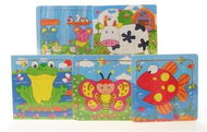 Viga Wooden puzzle animals - Jigsaw