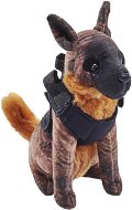 Wild Republic Plyš pes se zvukem Malinois tmavý 14cm - Soft Toy