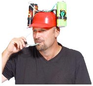 BIRDS Helmet for two cans Color: Red - Costume Accessory