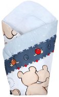 Baby wrap grey with teddy bear - Swaddle Blanket