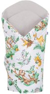 Baby wrap animals in the forest - white - Swaddle Blanket