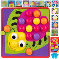 Kruzzel 17250 Colour mosaic mushrooms - Motor Skill Toy