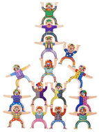 KIK Motor game pyramid - Clowns 16 pieces - Didactic Toy