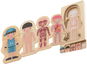 KIK KX5957_1 Dřevěné puzzle Montessori části těla chlapec - Dřevěné puzzle