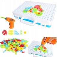 ISO 9427 Mosaic children's puzzle plastic blocks + screwdriver - Jigsaw Puzzle