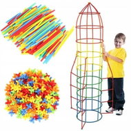 ISO 9098 Creative building set - building with straws 408 pieces - Building Set