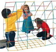 KIK KX7507 Creative building set - building with straws 400 pieces - Building Set
