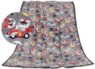 BELLATEX s. r. o. ELLA 1003/243 N 100×155cm red cars - Blanket