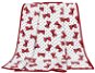 BELLATE× s. r. o. ELLA 1005/155 75×100cm red bows - Blanket
