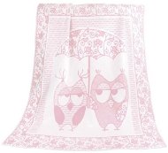 BELLATE× s. r. o. NELA 1023/010 100×140cm owl pink - Blanket