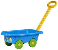 BAYO Dětský vozík Vlečka 45 cm - modrý - Toy Cart