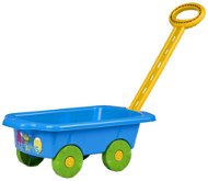 BAYO Dětský vozík Vlečka 45 cm - modrý - Toy Cart