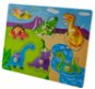 Tulimi Dřevěné zábavné puzzle vkládací - Dinosauři - Puzzle