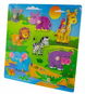 Tulimi Dřevěné zábavné puzzle vkládací - Safari velké - Puzzle