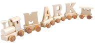 Wagon-Brown wheels - Children's Bedroom Decoration