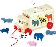 Bino Folding truck with animals - Toy Car