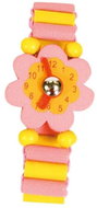 Bino Wooden watch pink 4 pcs - Educational Set