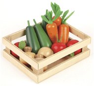 Tidlo Wooden box with vegetables - Toy Kitchen Food