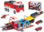 KIK KX5995 Fire truck, folding firefighters parking + accessories - Toy Car