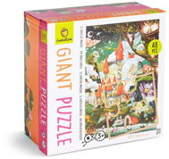 Puzzle Ludattica Obrie podlahové puzzle Zámok, 48 dielikov - Puzzle