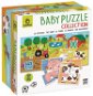 Ludattica Farm, Double-sided puzzle for little ones, 32 pieces - Jigsaw