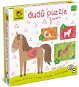 Ludattica Dudu Farm animals, puzzle for beginners - Jigsaw