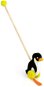 Viga Drevená jazdiaca hračka tučniak - Hračka na ťahanie
