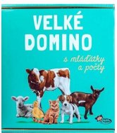 Múdra opička Obrie domino, Mláďatká zo statku a počítanie - Domino