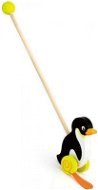 Viga Dřevěná tahačka - tučňák - Tahací hračka