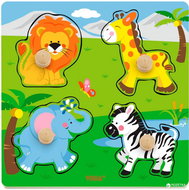 Viga Wooden jigsaw puzzle - wild animals - Puzzle