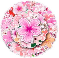 ANNAM Stickers Pink Flowers Sakura 50 pcs - different stickers - Kids Stickers