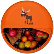 Carl Oscar BentoDISK - dětský velký svačinový disk, oranžová - Snack Box