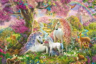 SCHMIDT Puzzle Flowers and unicorns 150 pieces - Jigsaw Puzzle