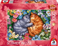 SCHMIDT Puzzle Sleeping Cat Paws 1000 Pieces - Jigsaw Puzzle