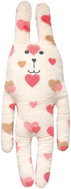 SCANquilt plush FRIEND - CRAFTHOLIC Rab M hearts cream pink - Soft Toy