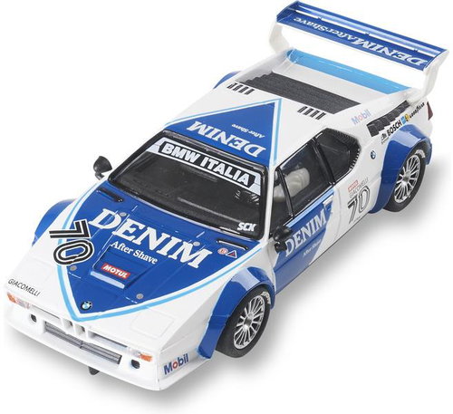 SCX Advance BMW M1 Denim - Slot Track Car - Main image