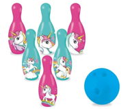 Pins Mondo 28526 UNICORN Unicorn Skittles for kids - Kuželky