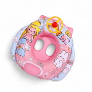 Senzanakupy Inflatable children's circle with steering wheel, mermaid 76 cm - Swim Ring