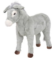 Shumee Standing plush toy donkey grey XXL - Soft Toy