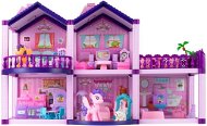 Doll House Domeček pro panenky a poníky s koňmi - Domeček pro panenky