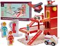 Toy Garage Lulilo Dřevěná garáž Ganao hasičský sbor - Garáž pro děti