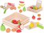 Drevené ovocie na rezanie + príslušenstvo - Potraviny do detskej kuchynky
