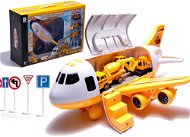 Transportní letadlo + 3 stavební vozidla - Children's Airplane