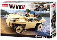 Sluban WWII M38-B0690 German amphibious vehicle Schwimmwagen - Building Set