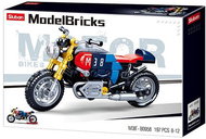 Sluban Model Bricks M38-B0958 Motorcycle Café racer - Building Set