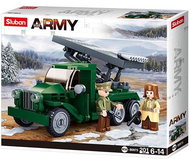 Sluban Army Battle of Budapest M38-B0975 Russian Katyusha Rocket Launcher - Building Set